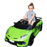 Aventador SVJ Ride on Car for Kids, 12V Kids Electric Ride On Car with 2 X 380 Motors Turbo Kidzz